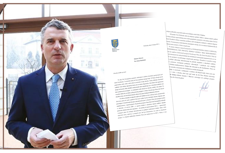 apel do Ministra Zdrowia w sprawie konieczności przyjęcia Narodowego Planu Chorób Rzadkich, Artur Kozioł