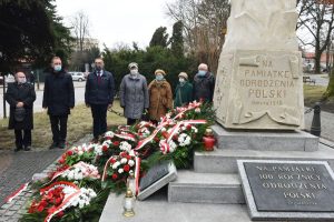 Narodowy Dzień Pamięci „Żołnierzy Wyklętych” w Wieliczce, Pomnik Odrodzenia Polski na wielickich plantach
