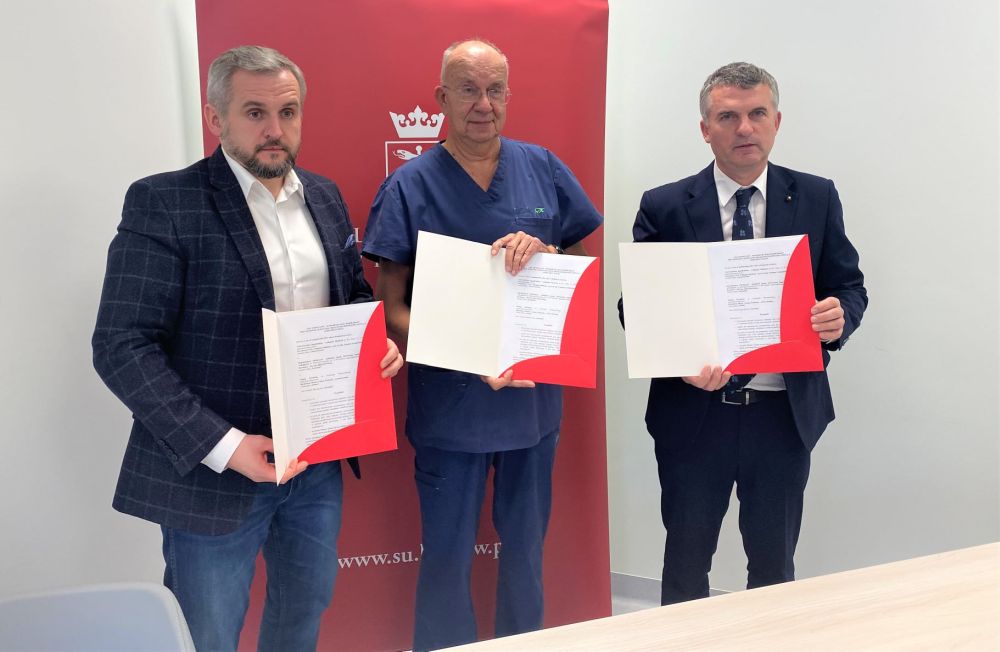 podpisanie listu intencyjnego budowa szpitala geriatrycznego w Wieliczce Artur Kozioł