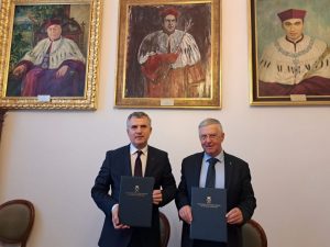 podpisanie porozumienia budowa szpitala uniwersyteckiego przychodni i centrum dydaktyczne dla studentow w Wieliczce